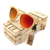 Handmade Wooden Sunglasses - Yellow - Beautifiable - 1