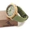 Wooden Watch - Green -  - Beautifiable - 4