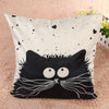 Cartoon Cat Pillow Cover