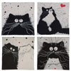 Cartoon Cat Pillow Cover