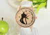 **FREE** Black Cartoon Cat Watch - White - Beautifiable - 5