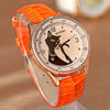 **FREE** Black Cartoon Cat Watch - Orange - Beautifiable - 4