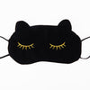 **FREE** Cute Sleeping Cat Eye Mask - Black - Beautifiable - 2