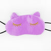 **FREE** Cute Sleeping Cat Eye Mask - Purple - Beautifiable - 4