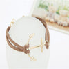 Anchor Leather Bracelet -  - Beautifiable - 3