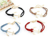 Anchor Leather Bracelet -  - Beautifiable - 6