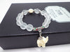 Natural Frosted Elephant Stone Bracelet - Silver - Beautifiable - 2