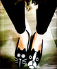 Cat or Dog Face Slip On Flat Shoes