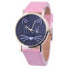 **FREE** Cat Face Pattern Watch - Pink - Beautifiable - 8