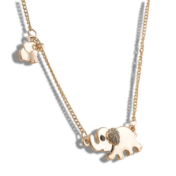 Elephant Family Necklace - Beautifiable