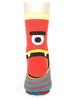 **FREE** Funny Cartoon Socks - Red - Beautifiable - 9