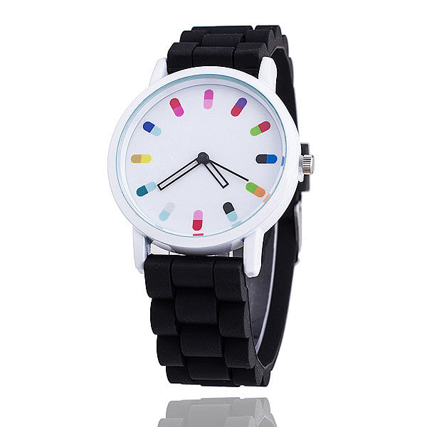 Candy Color Silicone Wrist Watch