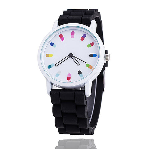 Candy Color Silicone Wrist Watch