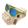 Wooden Bamboo Sunglasses - Green - Beautifiable - 8