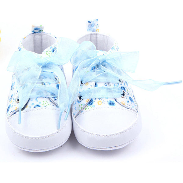 Floral Print Anti-Slip Casual Baby Sneaker Shoes