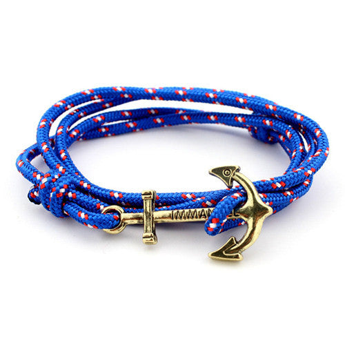 **FREE** Anchor Rope Bracelet - Blue - Beautifiable - 1