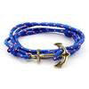 Anchor Rope Bracelet - Blue - Beautifiable - 7