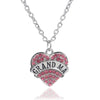 **FREE** Crystal Heart Pendant - GRANDMA Pink - Beautifiable - 8