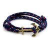 Anchor Rope Bracelet - Navy - Beautifiable - 8