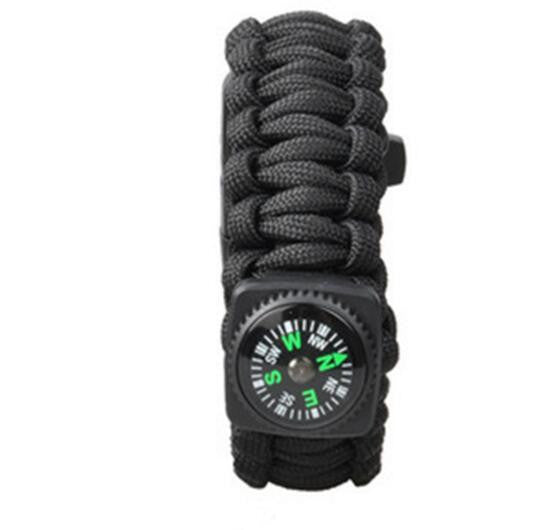 Outdoor 5 in 1 Survival Rescue Bracelet Rope with Compass