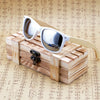 Wooden Sunglasses - White Frame - Silver - Beautifiable - 2