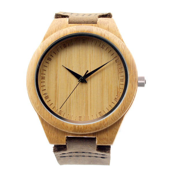 Wooden Watch - Japanese Miyota 2035 Movement - Beautifiable - 1